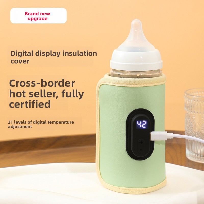 Baby Nursery Hospital - Tragbare Digitalanzeige Baby Flaschenwärmer USB Auto