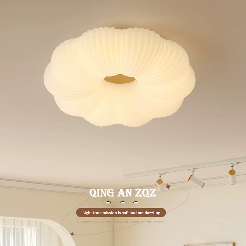 Baby Nursery Ceiling Light - LED-Wolken-Deckenleuchten für Kinderzimmer, Moderne Cremefarbene Schlafzimmerlampe,