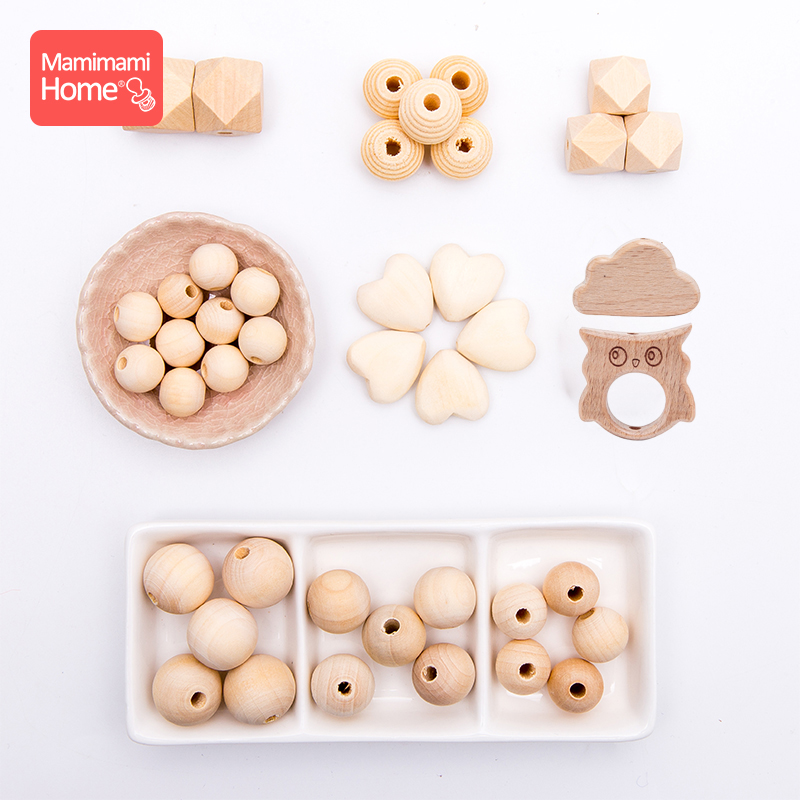 Baby Nursery Hospital - Holz Perlen Baby Beißring, Der Schnuller