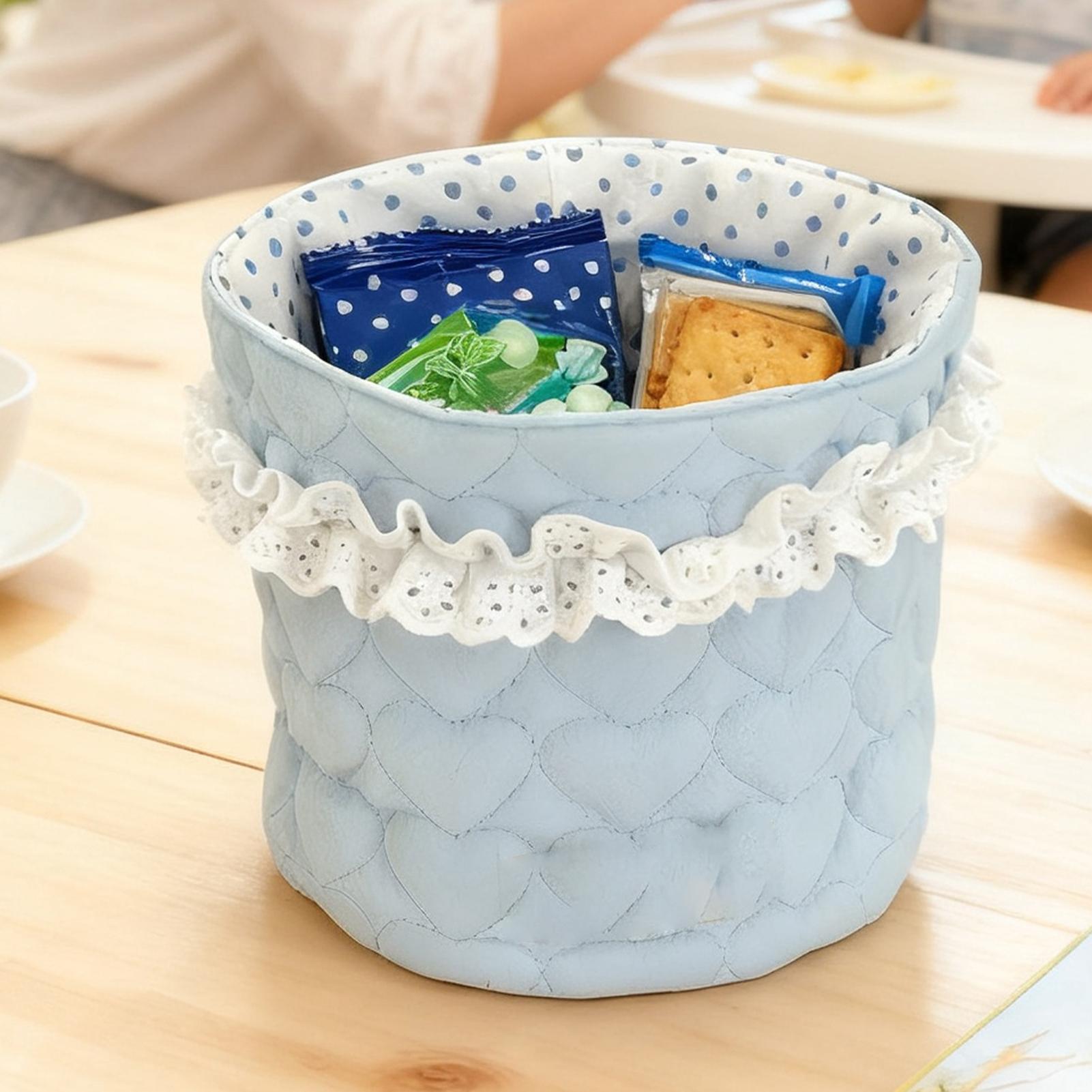 Baby Nursery Closet - Körbe zum Organisieren von ästhetischen Spitzen-Design-Behältern,