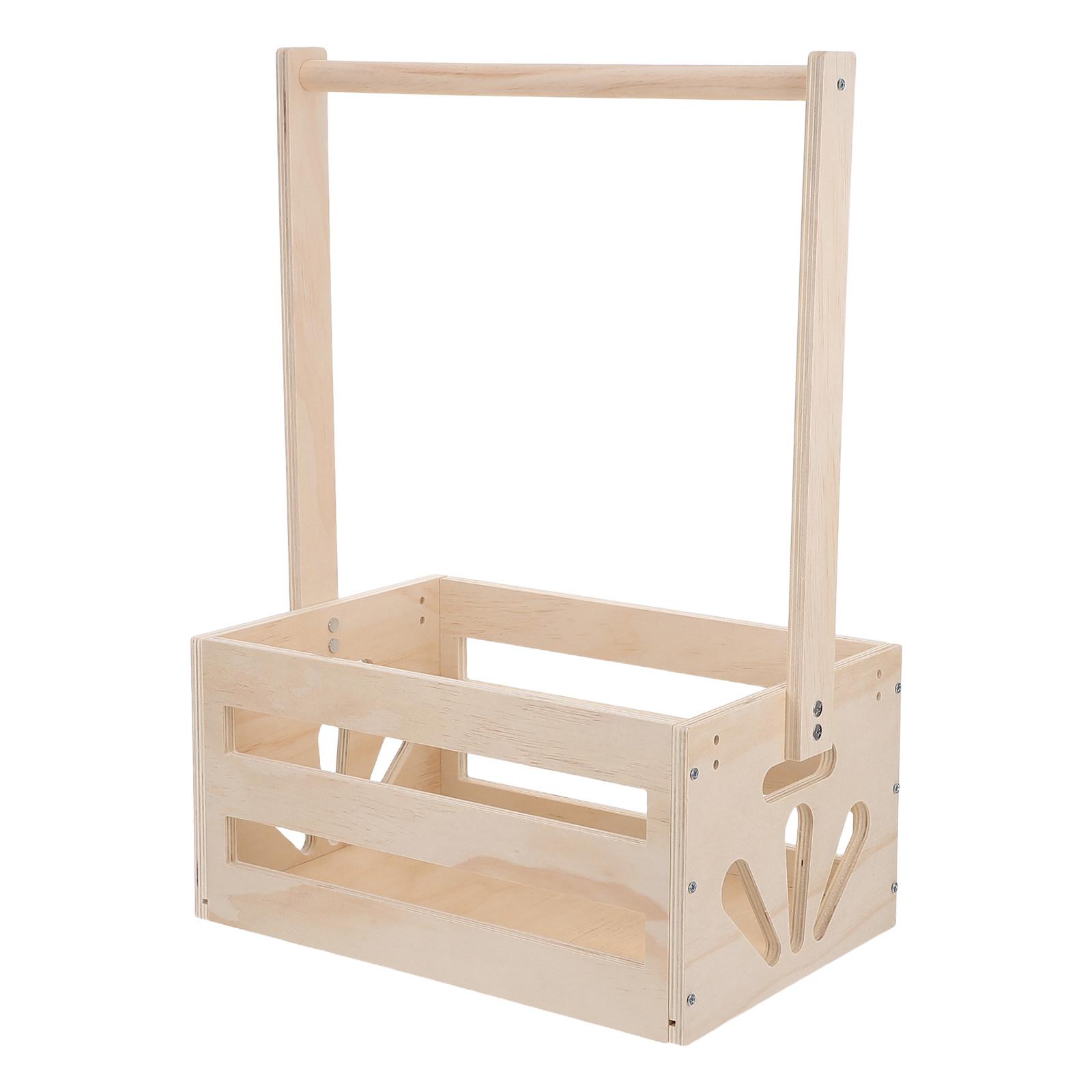 Baby Nursery Closet - Baby-Kinderzimmer-Aufbewahrungskorb mit Griff, Holz-Kleiderständer, Raum-Organizer für