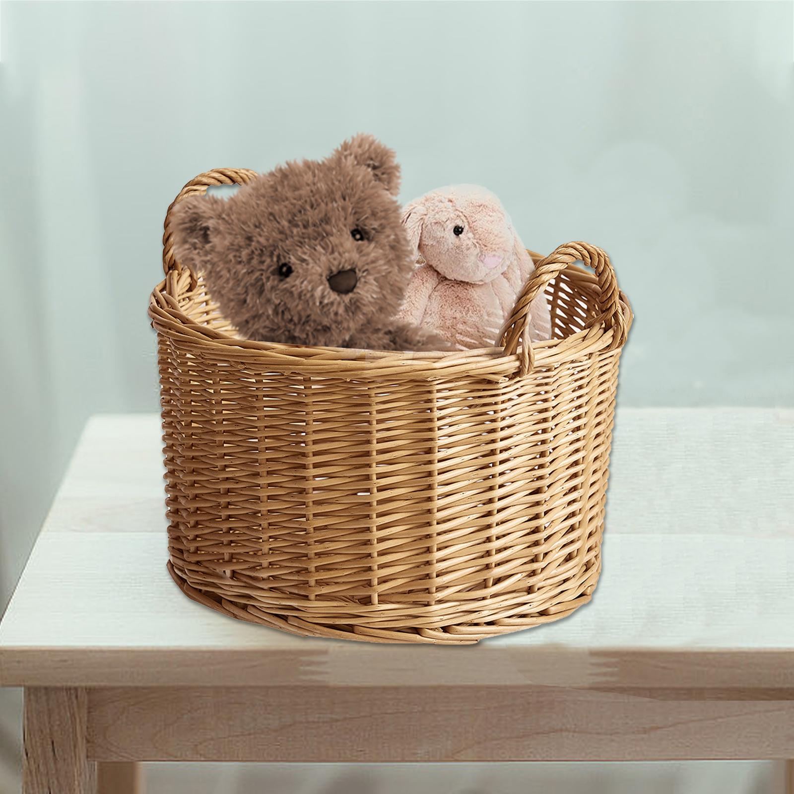 Baby Nursery Laundry Basket - Wäschekorb, tragbarer Baby-Kinderzimmer-Wäschekorb, Aufbewahrungskorb für Decken,