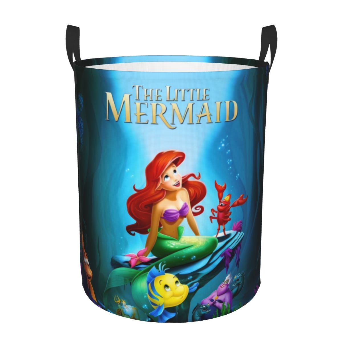 Baby Nursery Laundry Basket - Anima The Little Mermaid Wäschekorb, zusammenklappbar,
