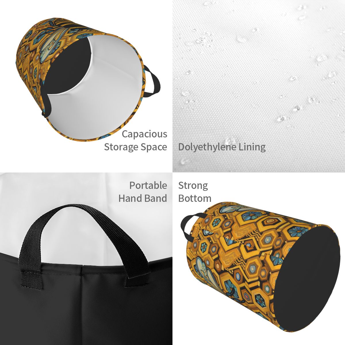 Wäschekorb mit Bienen- und Wab – Baby Nursery Laundry Basket Bewertung und Preis