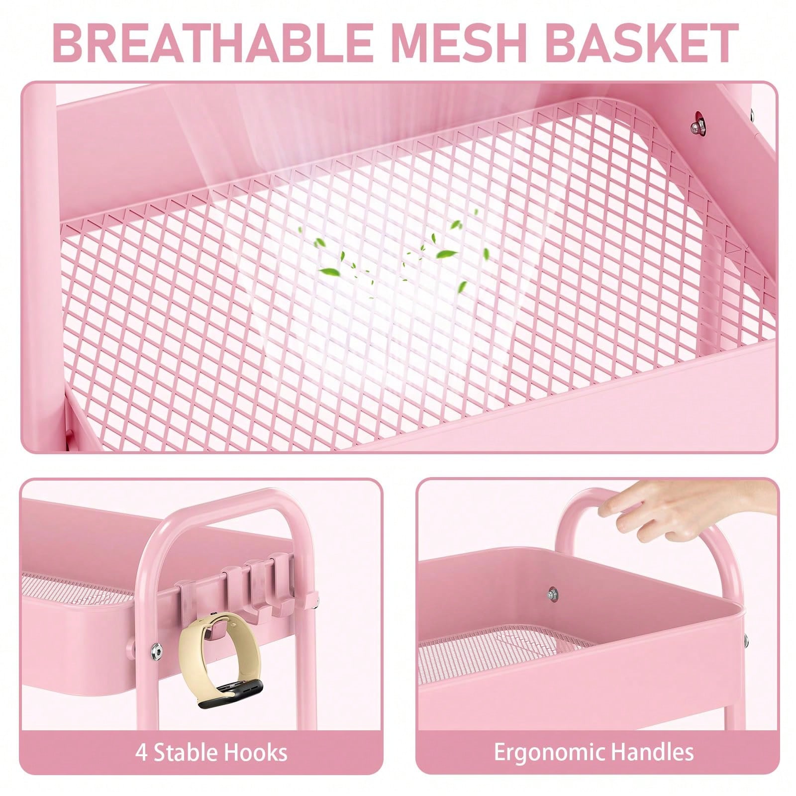 3-stufiger Metall-Rollwagen mi – Baby Nursery Storage Bewertung und Preis