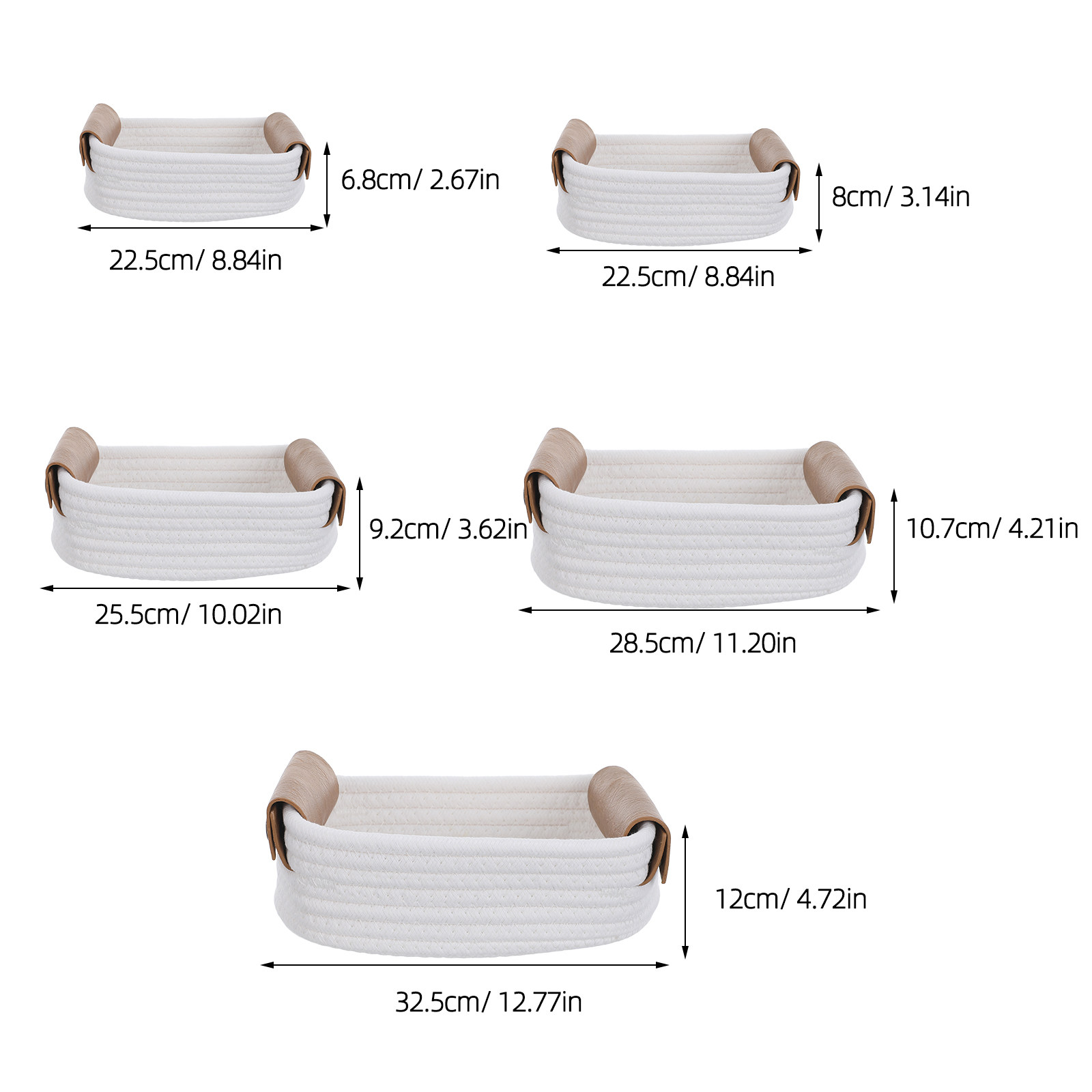 5-teiliges Aufbewahrungskorb-S – Baby Nursery Shelves Bewertung und Preis