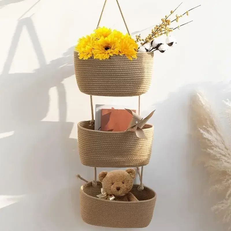 3-stufiger gewebter Baumwoll-H – Baby Nursery Laundry Basket Bewertung und Preis