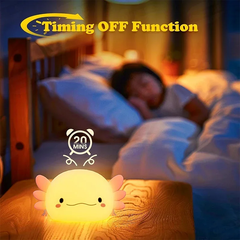 Niedliche Axolotl-Nachtlampe a – Baby Nursery Table Lamp Bewertung und Preis