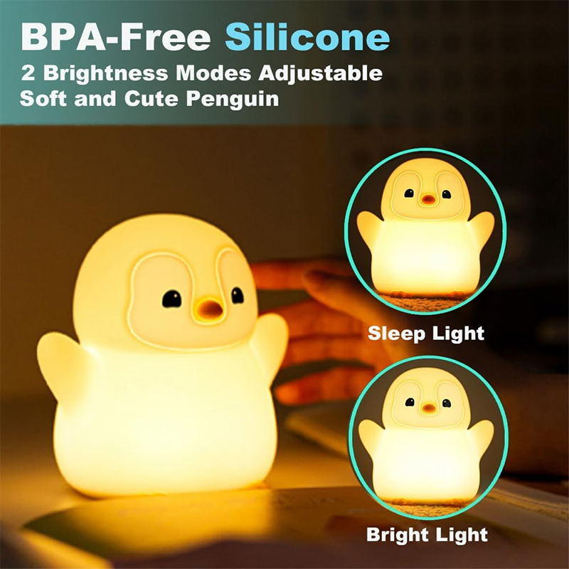 NEUE Pinguin-Nachtlampe aus Si – Baby Nursery Table Lamp Bewertung und Preis