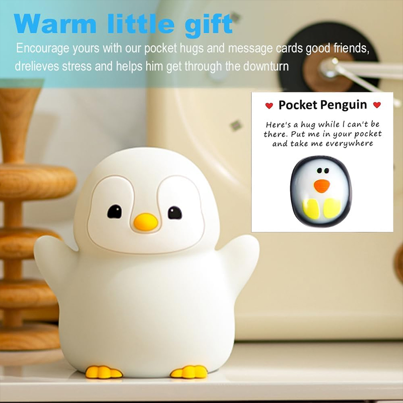 NEUE Pinguin-Nachtlampe aus Si – Baby Nursery Table Lamp Bewertung und Preis