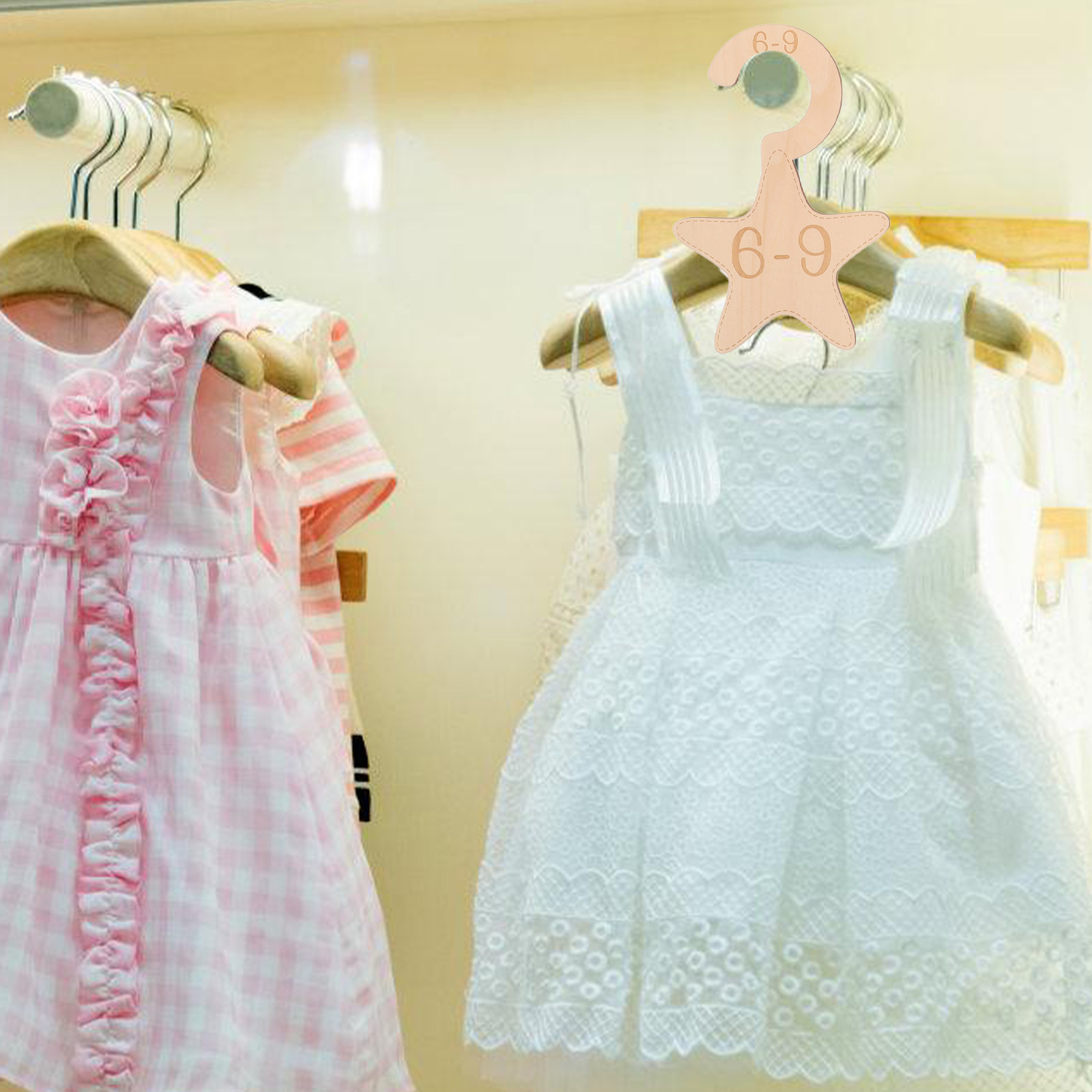 7-teiliges Set aus Holz-Schran – Baby Nursery Closet Bewertung und Preis