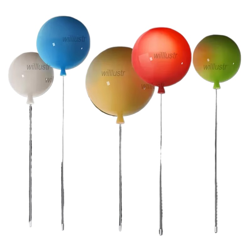 Bunte Glasballon-Deckenleuchte – Baby Nursery Ceiling Light Bewertung und Preis
