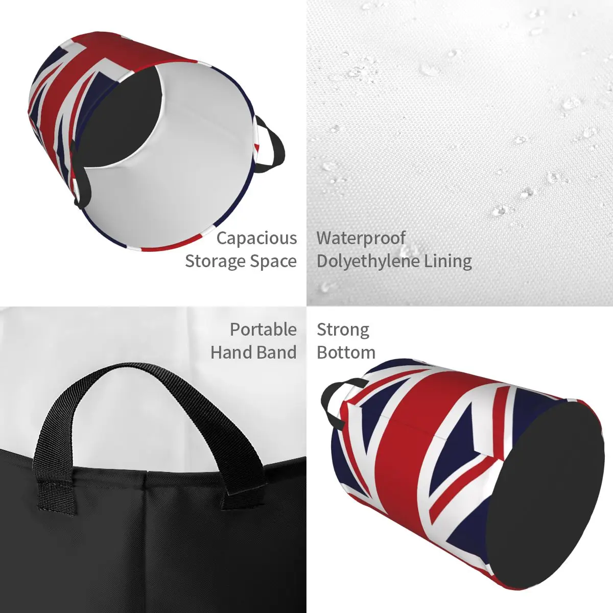 Wäschekorb mit Union Jack-Flag – Baby Nursery Laundry Basket Bewertung und Preis