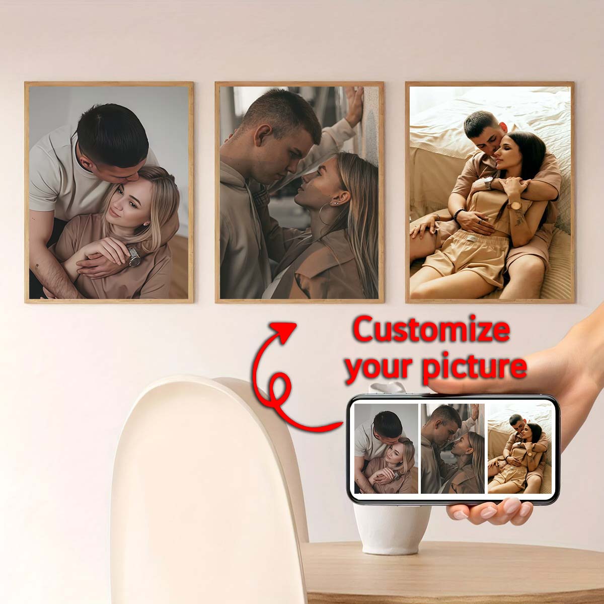 Triptychon - 2D-Foto-Holzrahme – Photo Frame Baby Bewertung und Preis