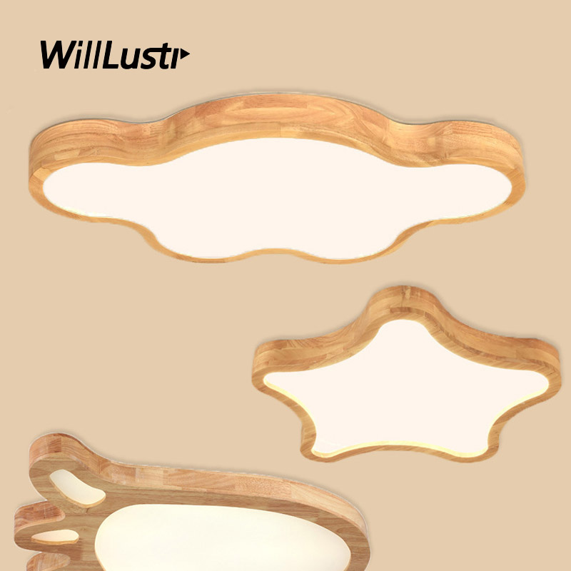 Minimalistische Holz-Deckenleu – Baby Nursery Ceiling Light Bewertung und Preis