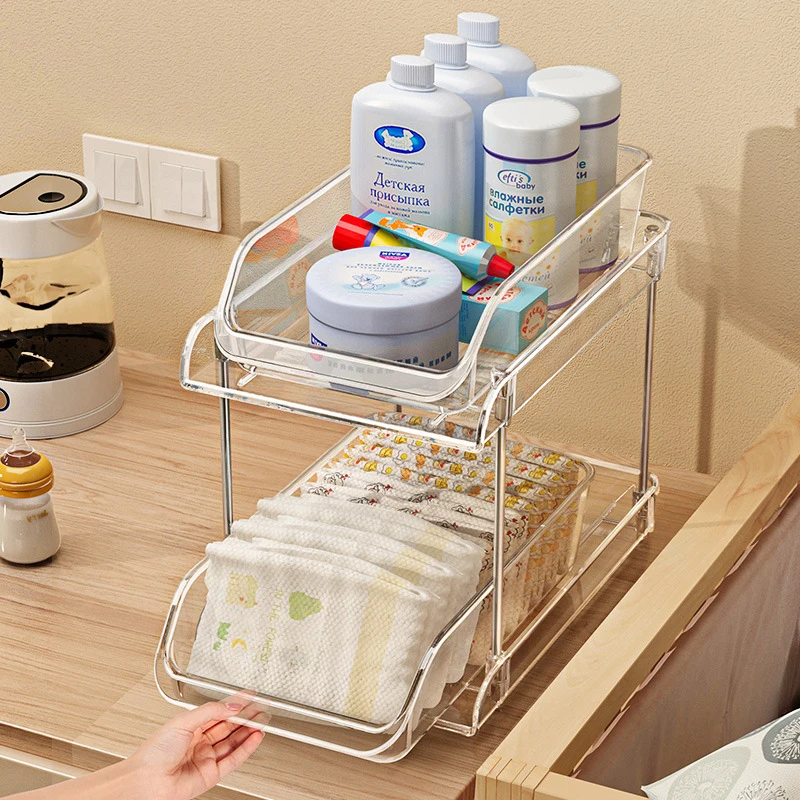 2-stöckiger Transparenter Mehr – Baby Nursery Storage Bewertung und Preis