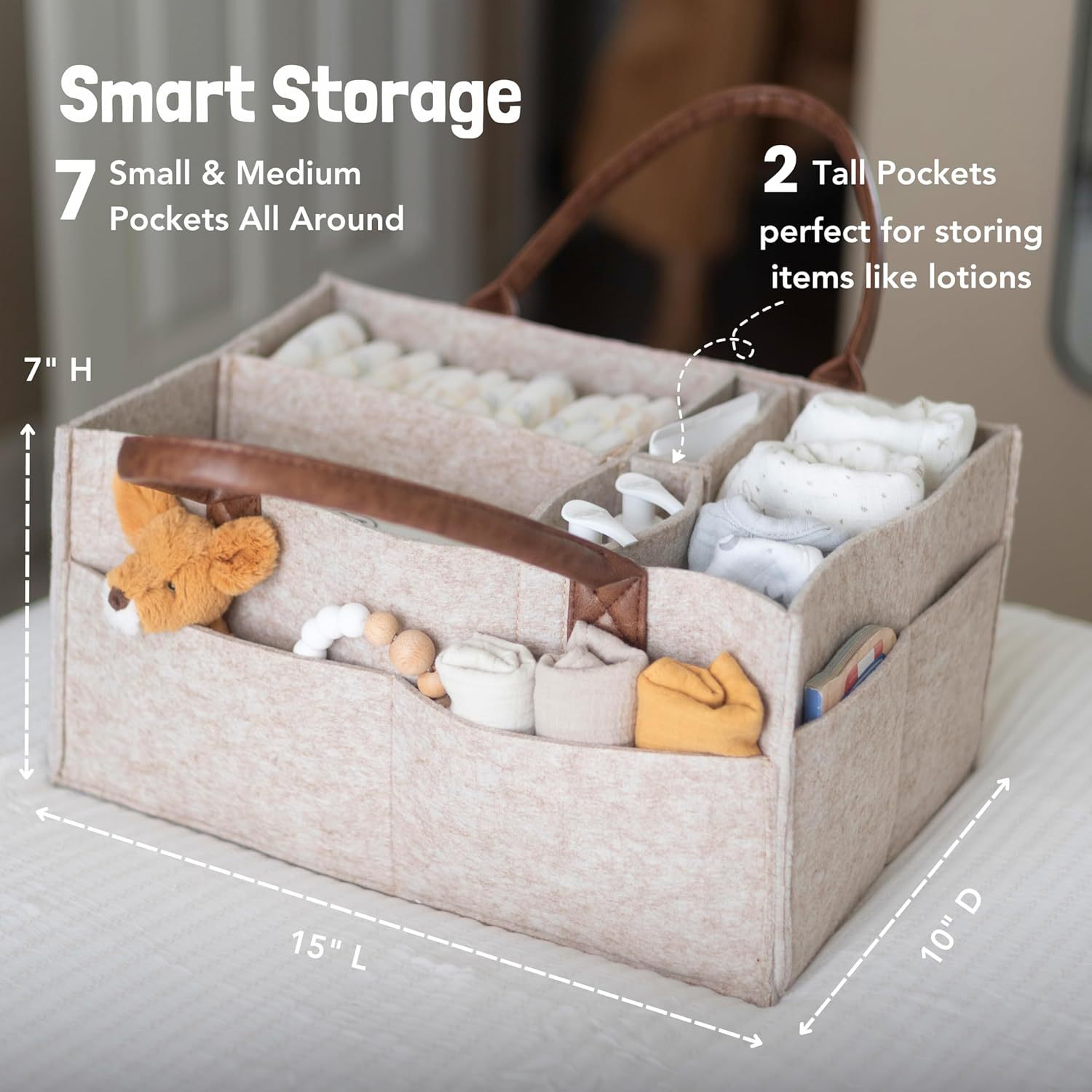 Baby Filz-Aufbewahrungskorb fü – Baby Nursery Shelves Bewertung und Preis