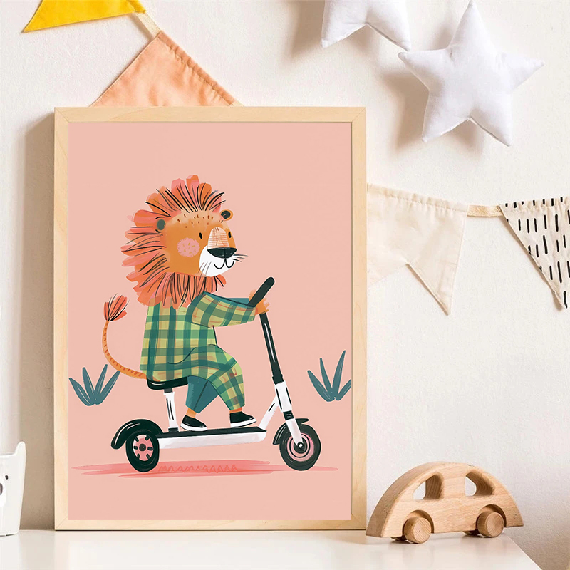 Hund Flugzeug Löwe im Auto Tie – Baby Nursery Wall Art Bewertung und Preis
