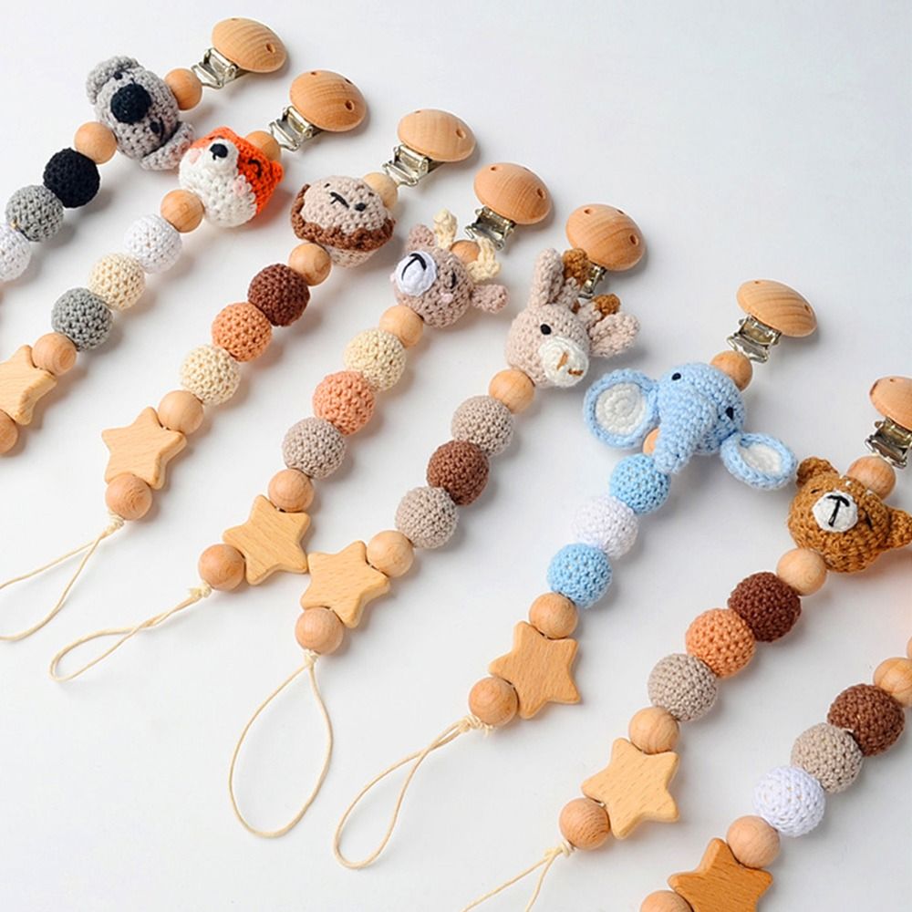 Baby Holz Schnuller Clip Holz  – Baby Nursery Hospital Bewertung und Preis