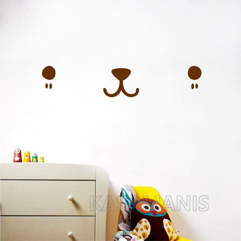 Nette Kawaii Gesicht Wand Kuns – Baby Nursery Products Bewertung und Preis