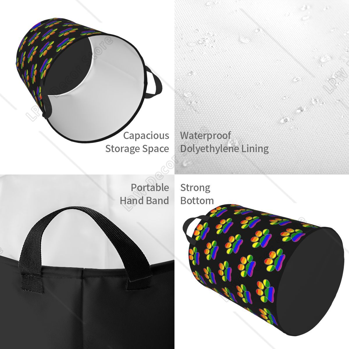 Benutzerdefinierter LGBT Pride – Baby Nursery Laundry Basket Bewertung und Preis