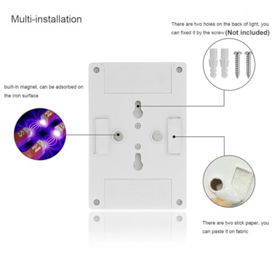 COB LED Nachtlichter, Batterie – Baby Nursery Closet Bewertung und Preis