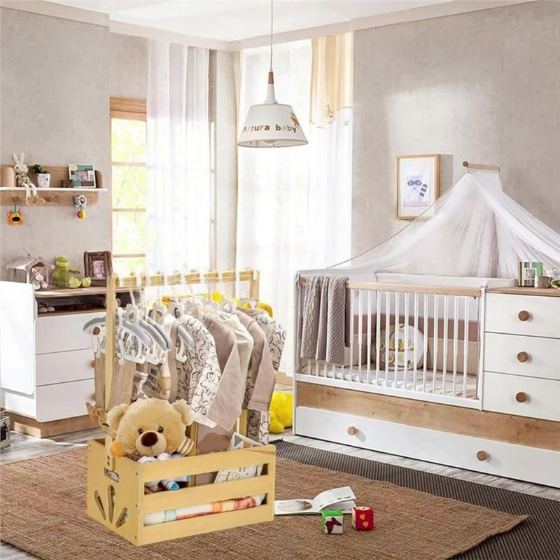 Holz-Geschenkkorb für Babypart – Baby Nursery Closet Bewertung und Preis