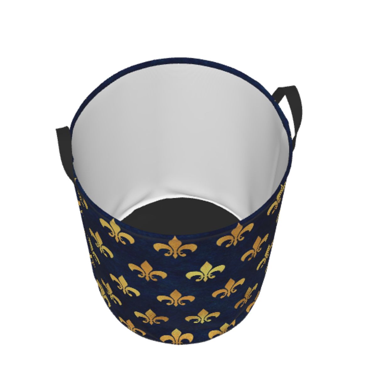 Royal Gold Blue Grunge Fleur D – Baby Nursery Laundry Basket Bewertung und Preis