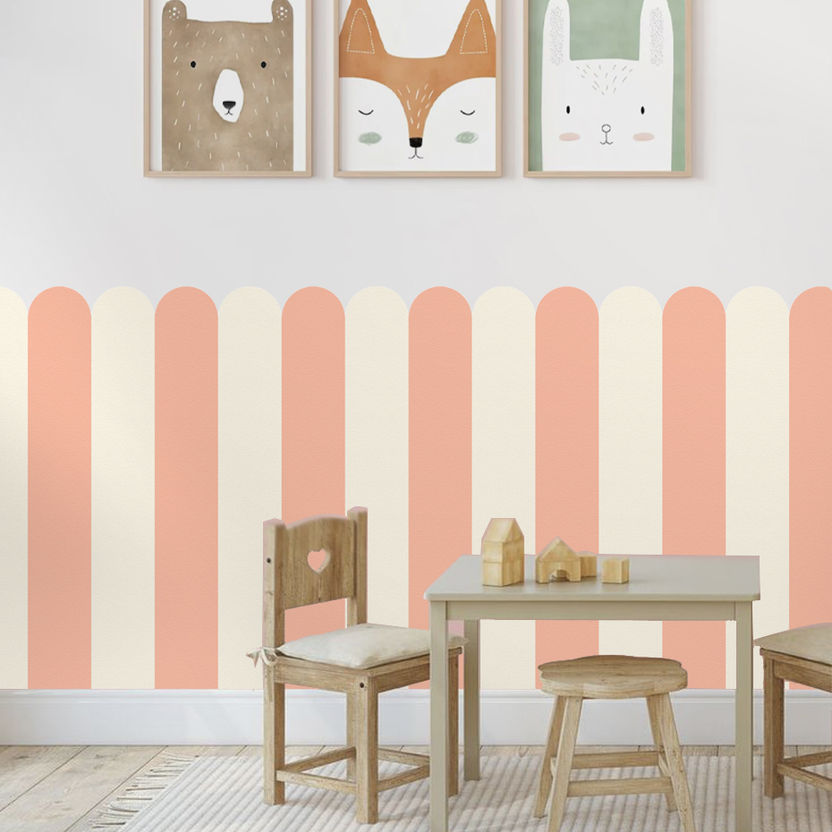 Mehrfarbige vertikal gestreift – Baby Nursery Wall Art Bewertung und Preis