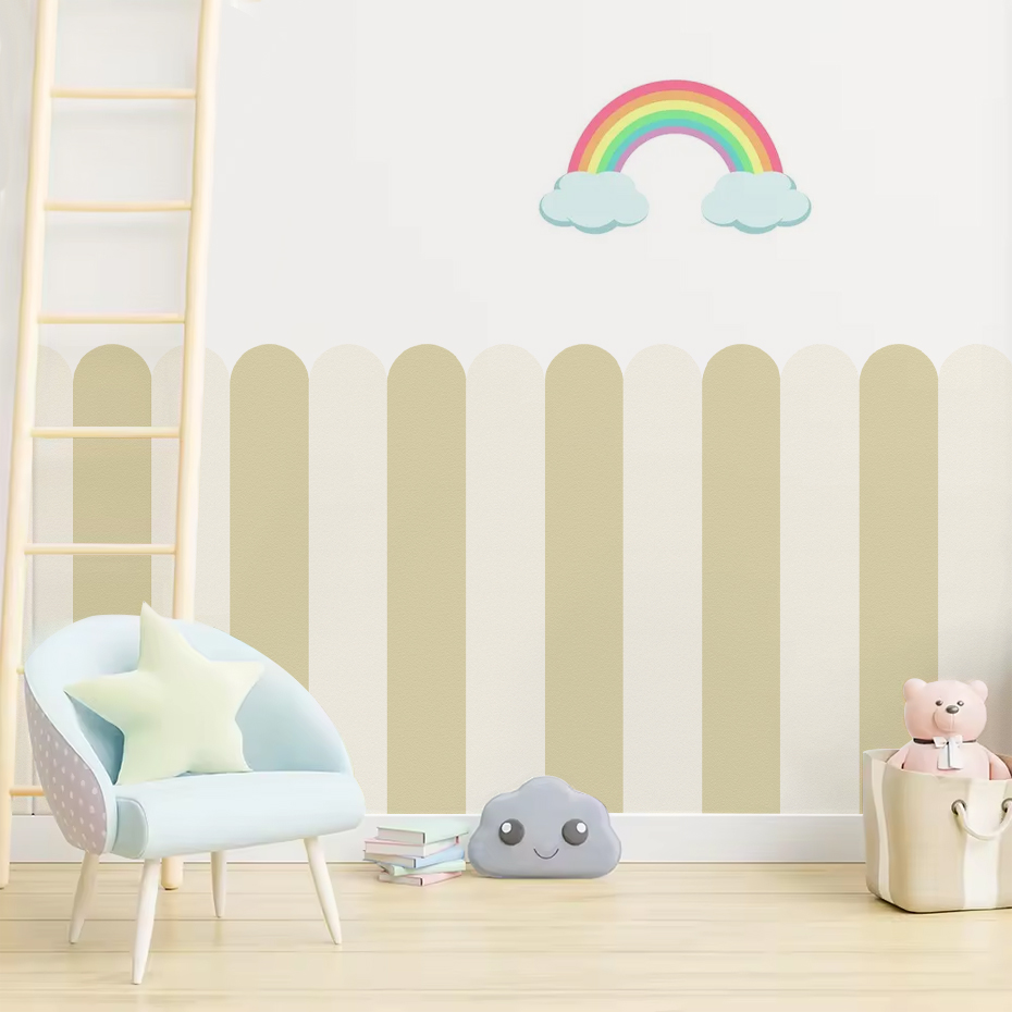 Mehrfarbige vertikal gestreift – Baby Nursery Wall Art Bewertung und Preis