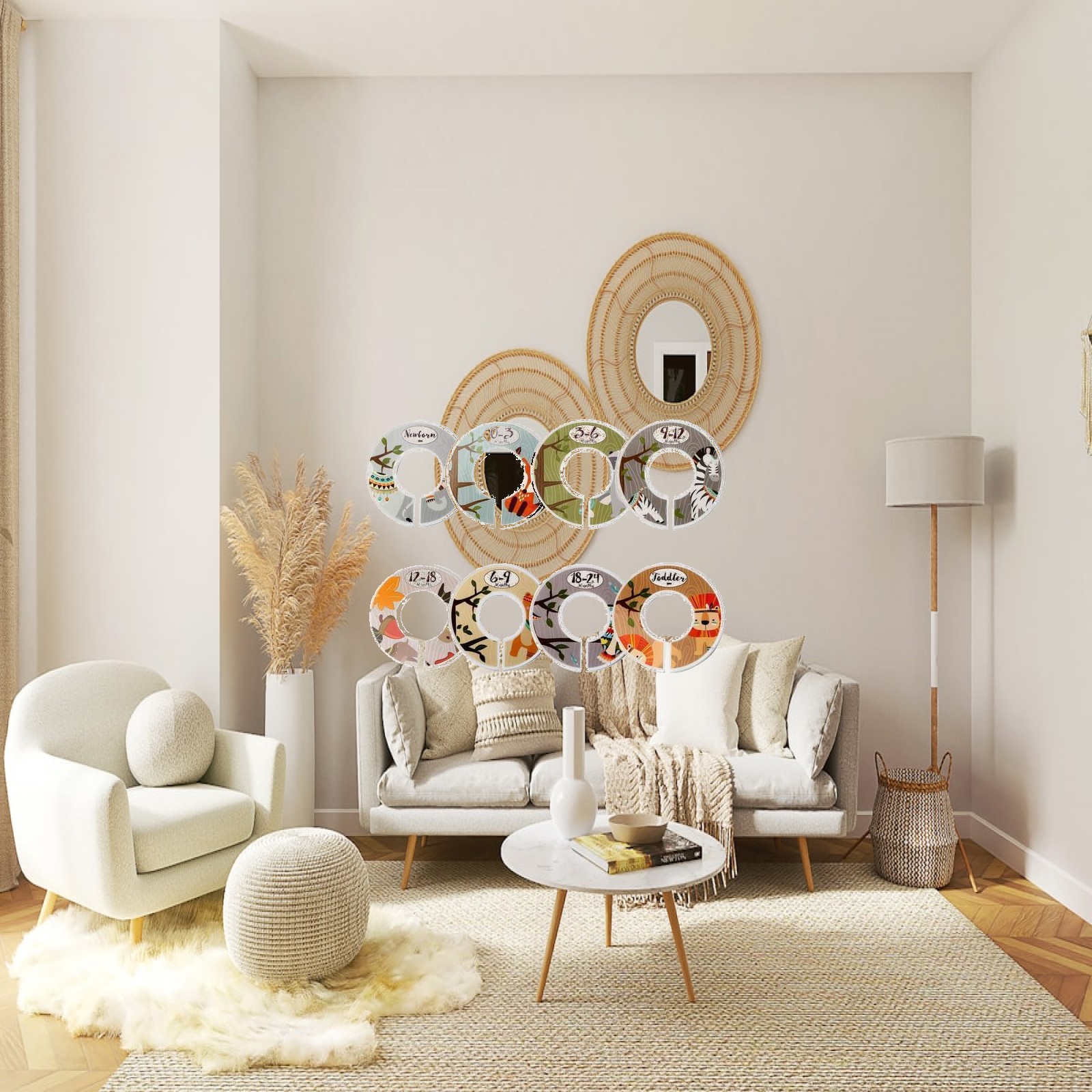 Kleidungsgrößen-Trenner aus Ku – Baby Nursery Closet Bewertung und Preis