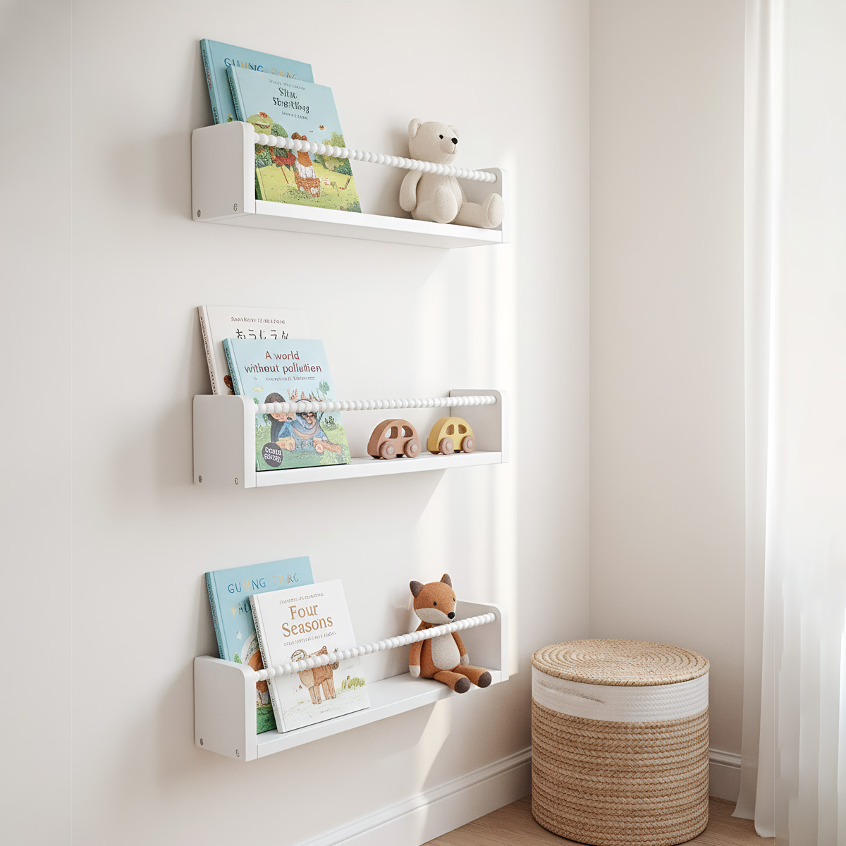 Kinderzimmer-Bücherregale aus  – Baby Nursery Shelves Bewertung und Preis